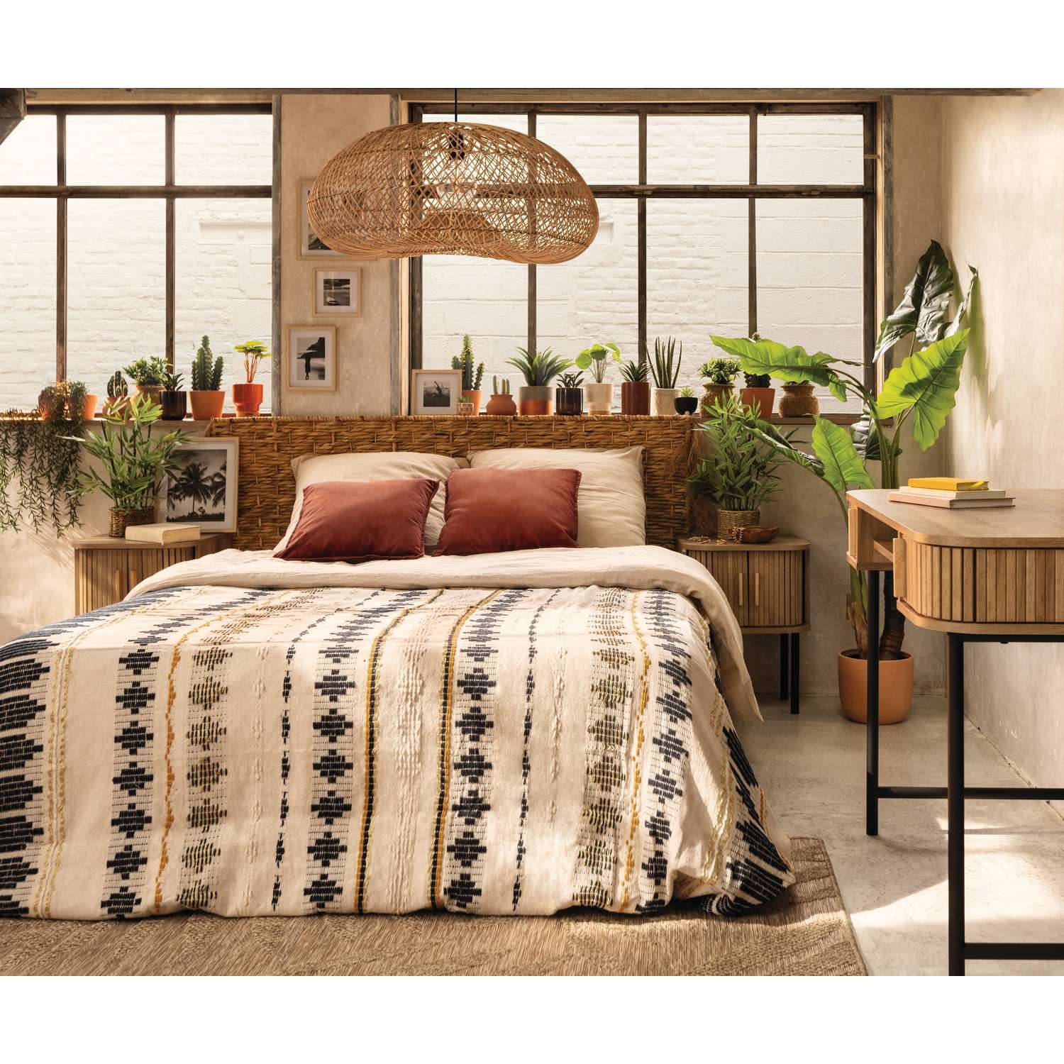 Bambou artificiel avec pot matériau naturel - H. 46 cm - Atmosphera - Image 2