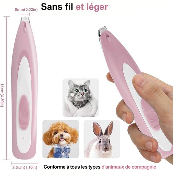 Tondeuse pour Chien Rasoir pour Chiens Chat Faible Bruit DtopbuyAge - Image 2
