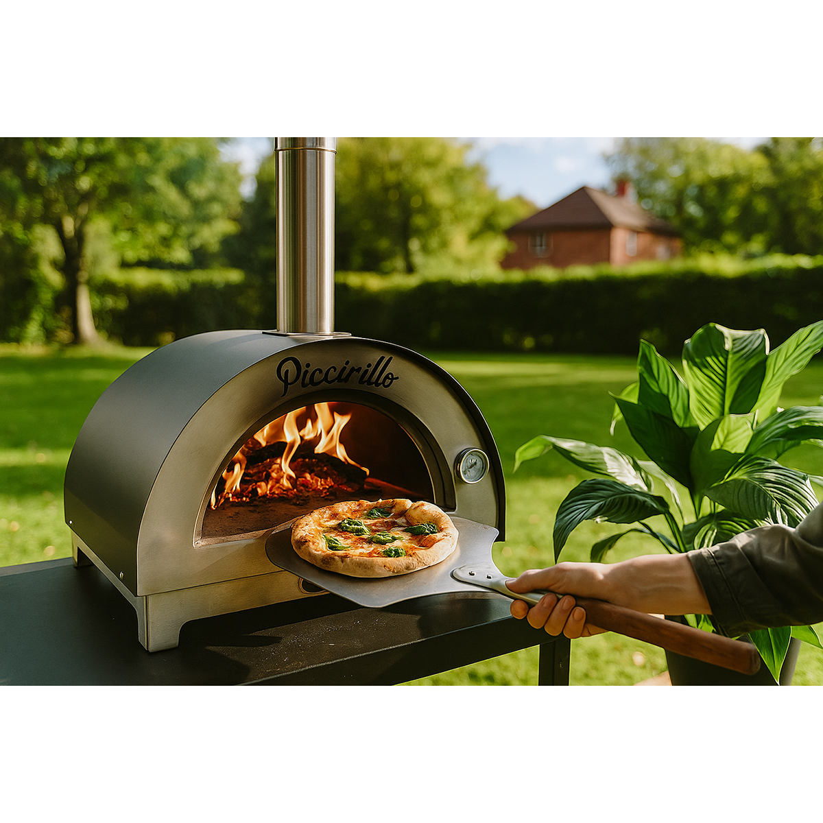 Four à pizza Inox Cuisson 5mn 400°C en 15mn Four à bois Italien BELLANAPOLI - Imagen 2
