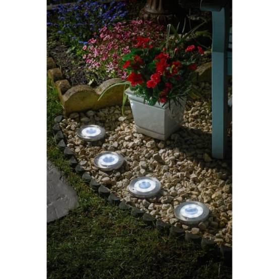 Smart Garden - Pack de 4 Spots solaires UpSMART GARDEN -Light - 5 lumens - Acier - LED intégrée - SMART GARDEN - Image 4