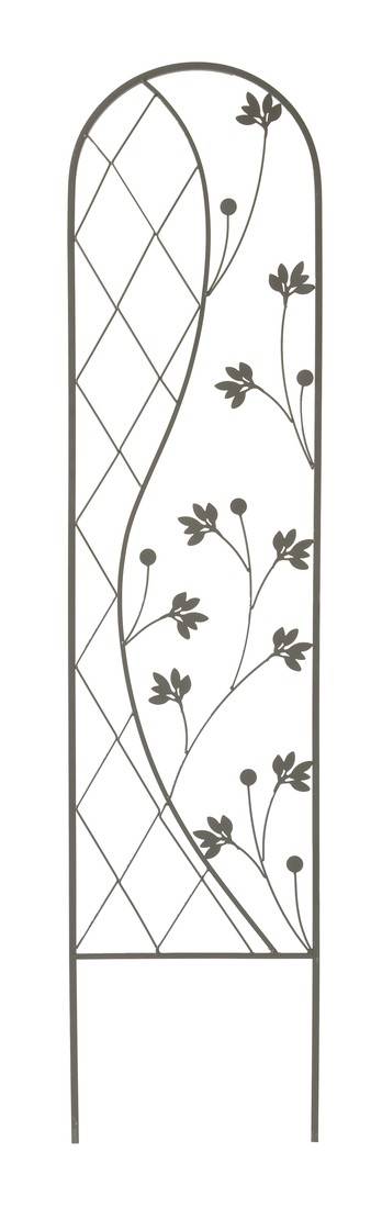 Nortène - Display de 16 treillis métal Display yin and yang trellis - Gris - 0,35x0,80xh1,70m Nortene - Imagen 1