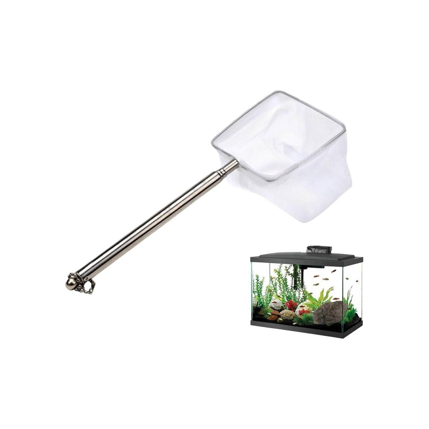 Filet pêche mini maille fine - Manche télescopique DtopbuyAge - Image 1