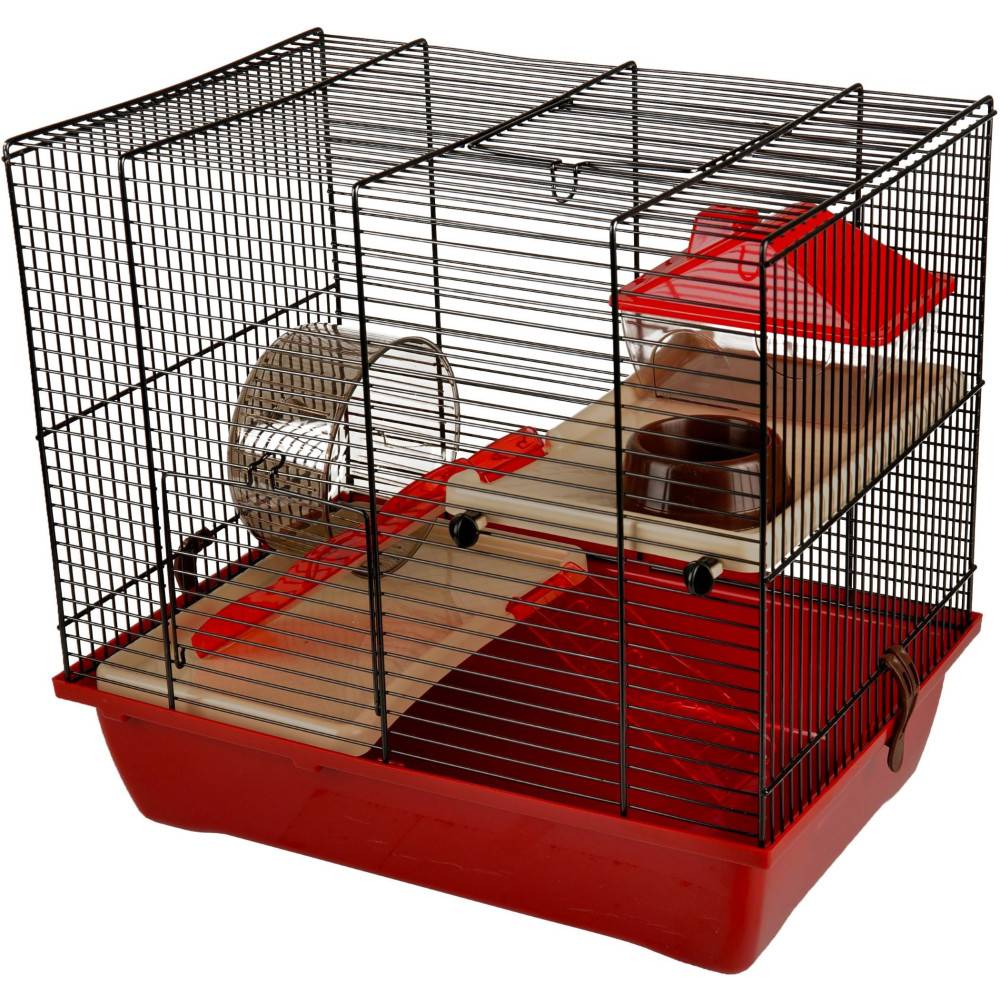 animallparadise - Cage ENZO . 41.5 x 28.5 x 38 cm. Model 2. pour hamster. - Imagen 1