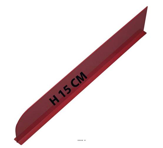 Separateur altuglass uni très resistant L 40 cm H 15 cm Rouge - couleur: Rouge