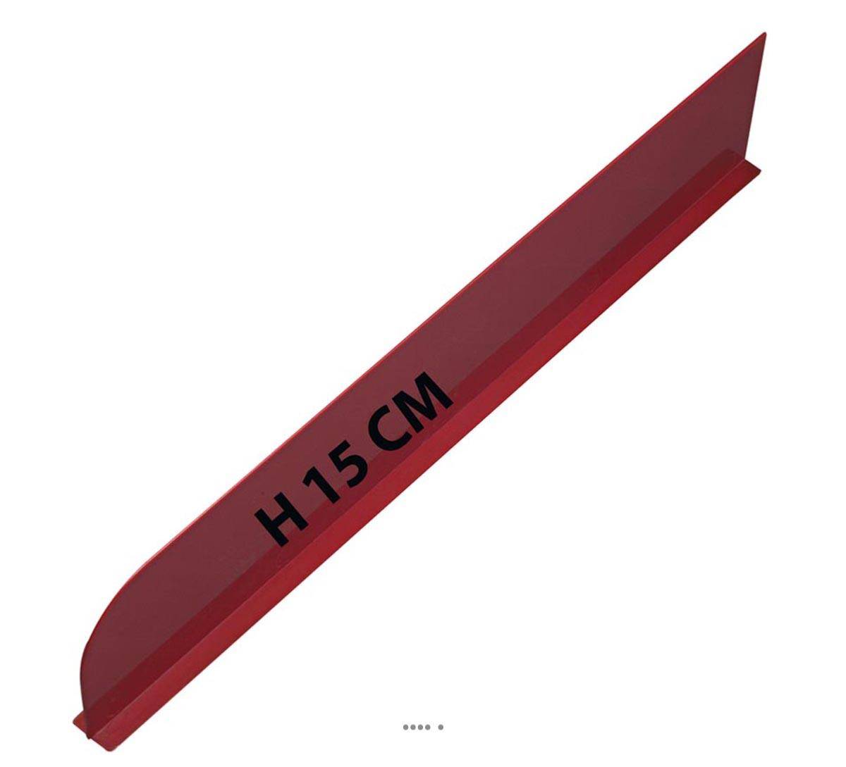 Separateur altuglass uni très resistant L 40 cm H 15 cm Rouge - couleur: Rouge