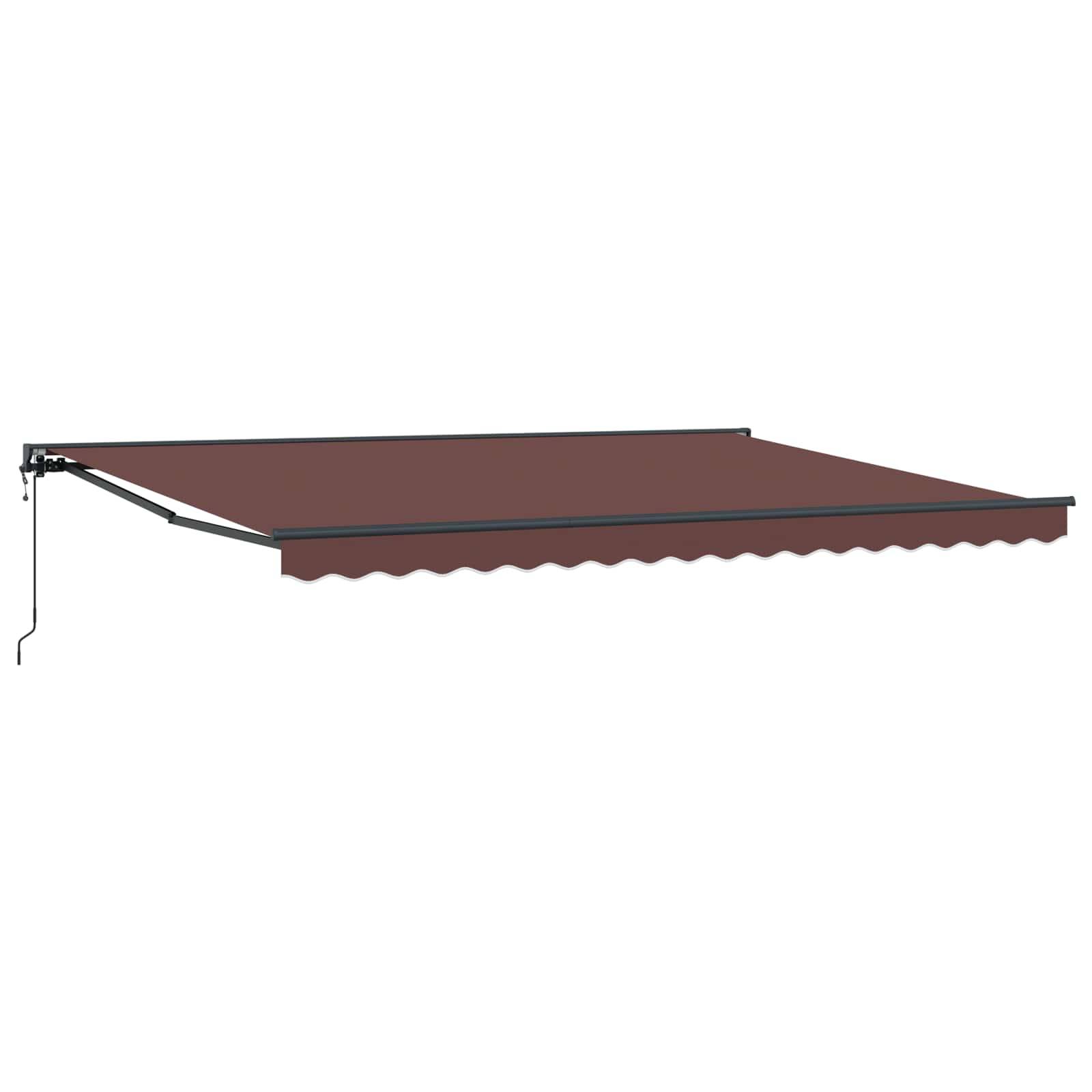 PANGIVO - Store rétractable polyester marron 450 x 300 x 165 cm, 3330896 - PANGIVO - Image 2