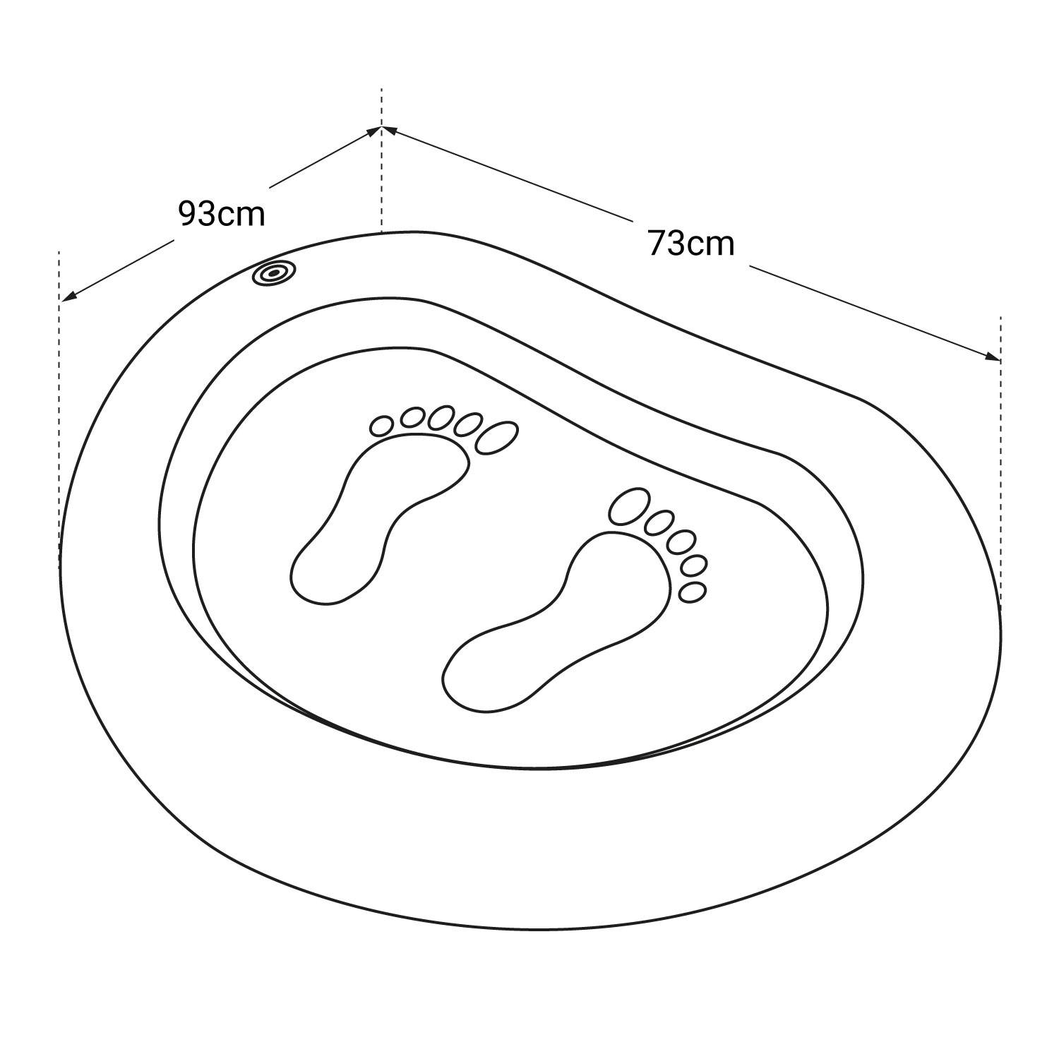 Pédiluve pour spa gonflable Mspa - MSPA - Imagen 4