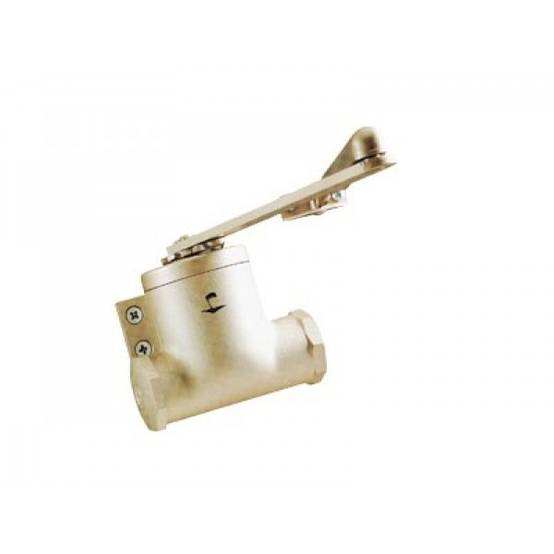 705112 Ferme-porte Classique 5, bras compas - Coloris:champagne - Image 1