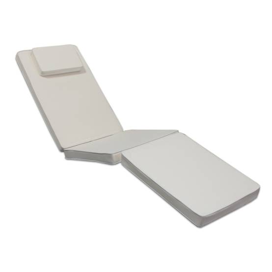 Matelas Crème pour Chaise longue - TECK'Attitude - Imagen 1