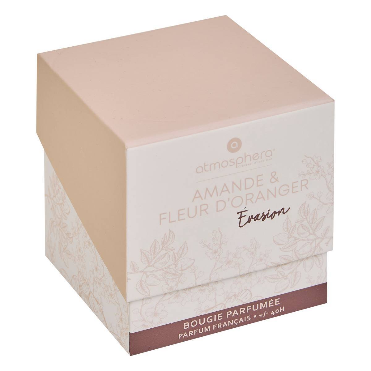 Atmosphera - Bougie parfumée Maël 190g pot verre fleur d'oranger - Atmosphera Créateur d'intérieur - Imagen 3