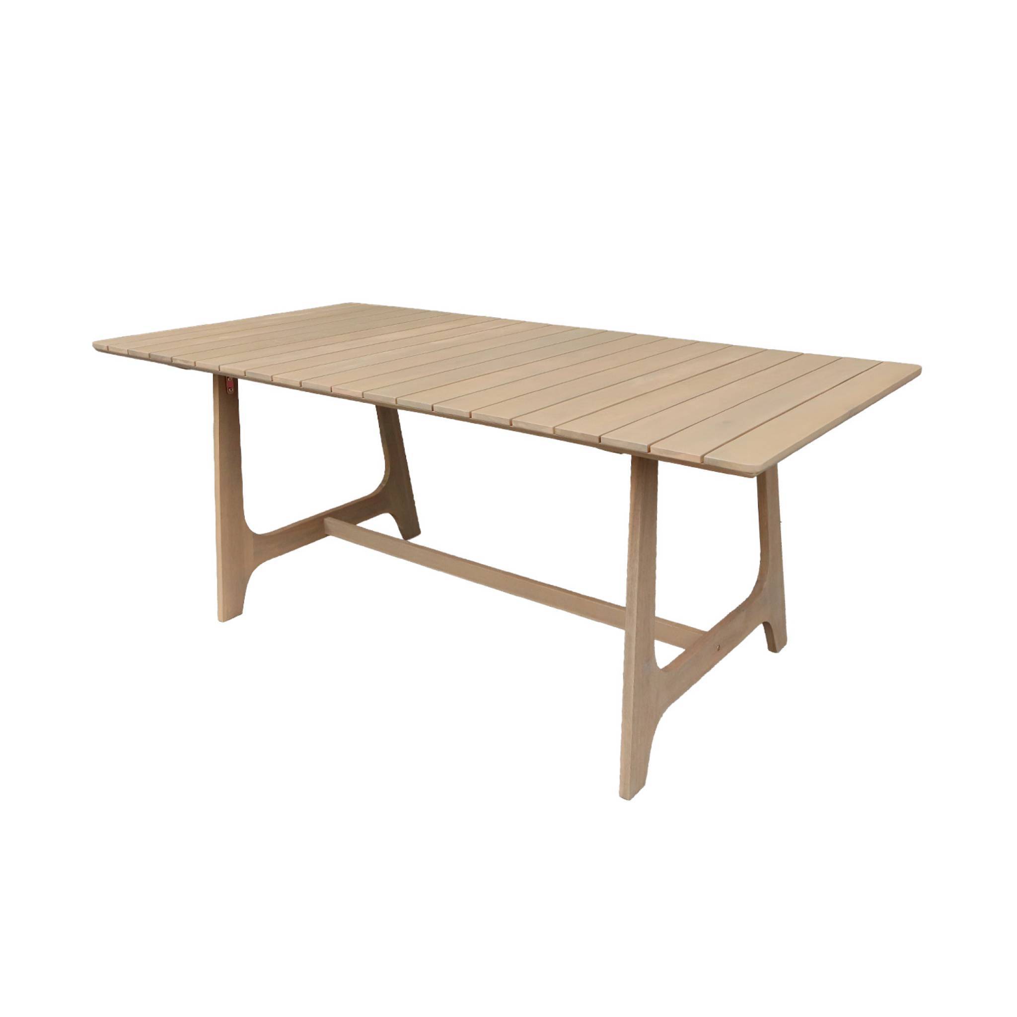 sweeek - Table de jardin bois d'acacia naturel 8 places - Aroha | sweeek - Image 2