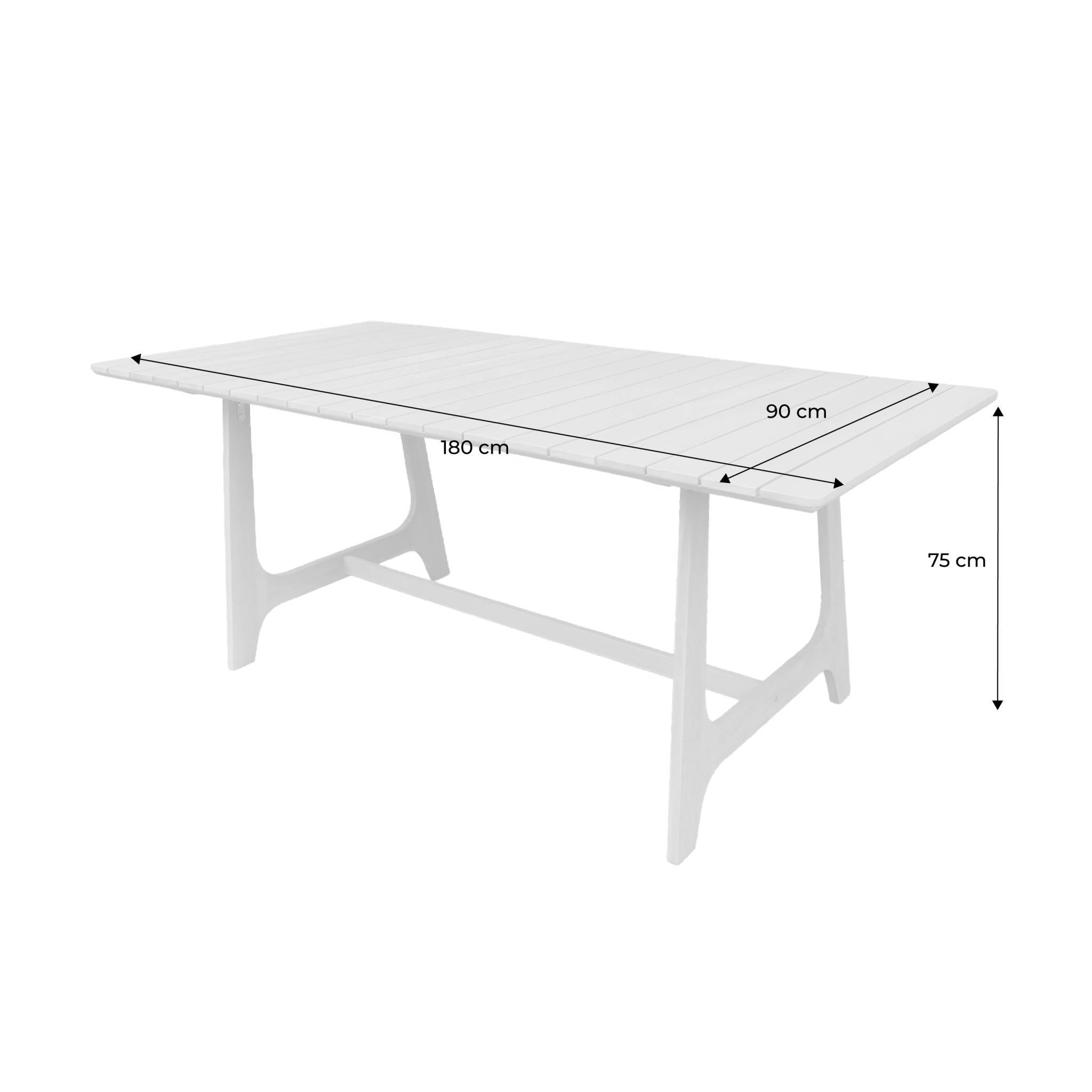 sweeek - Table de jardin bois d'acacia naturel 8 places - Aroha | sweeek - Image 4