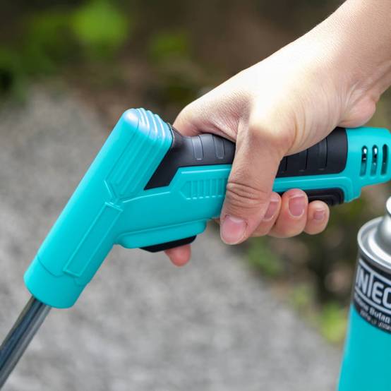 Intec - Désherbeur thermique Brule Herbes Allumage piezo + 12 cartouches 250g + Adaptateur multi cartouches INTEC - Imagen 4