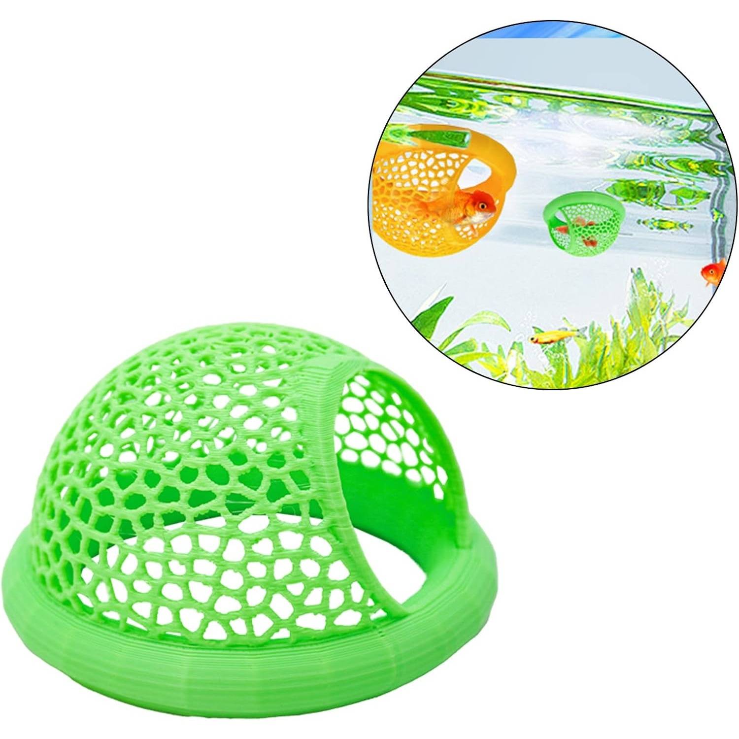 Abri Flottant Naturel pour Poisson d'Aquarium DtopbuyAge - Image 3