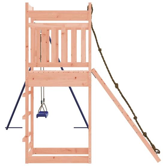 Helloshop26 - Aire de jeux d'extérieur balançoires toboggan portiques robuste jeux jardin 243 x 256 x 207 cm bois massif de douglas - Imagen 4