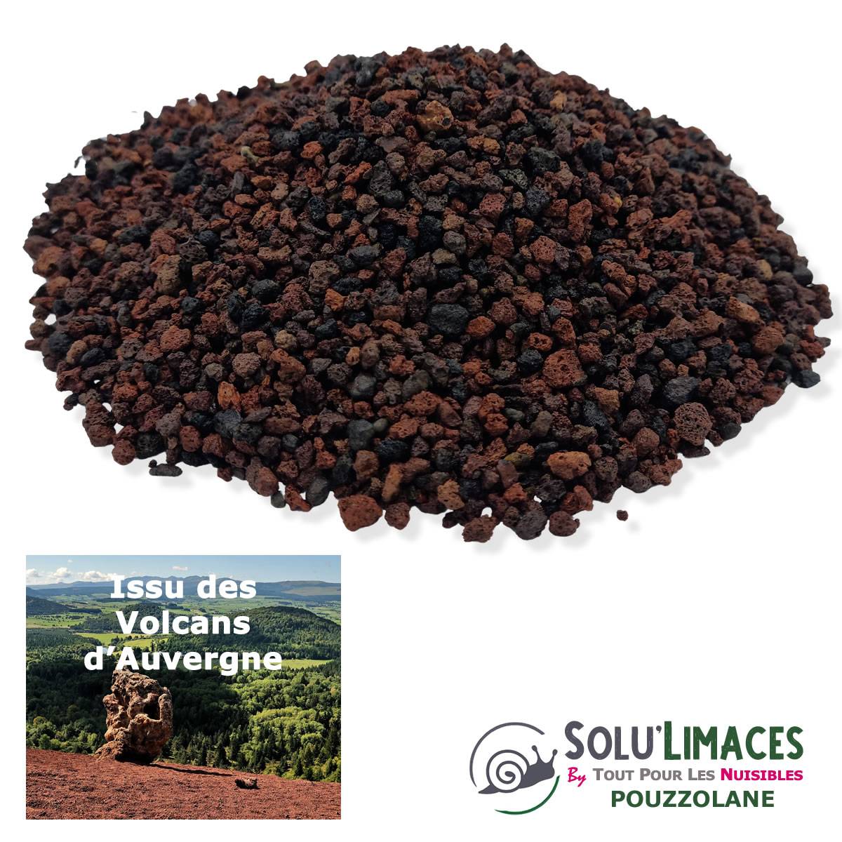SOLU'LIMACES - POUZZOLANE 5 kg - Barrière Anti Limaces, Escargots et autres gasteropodes - Image 3