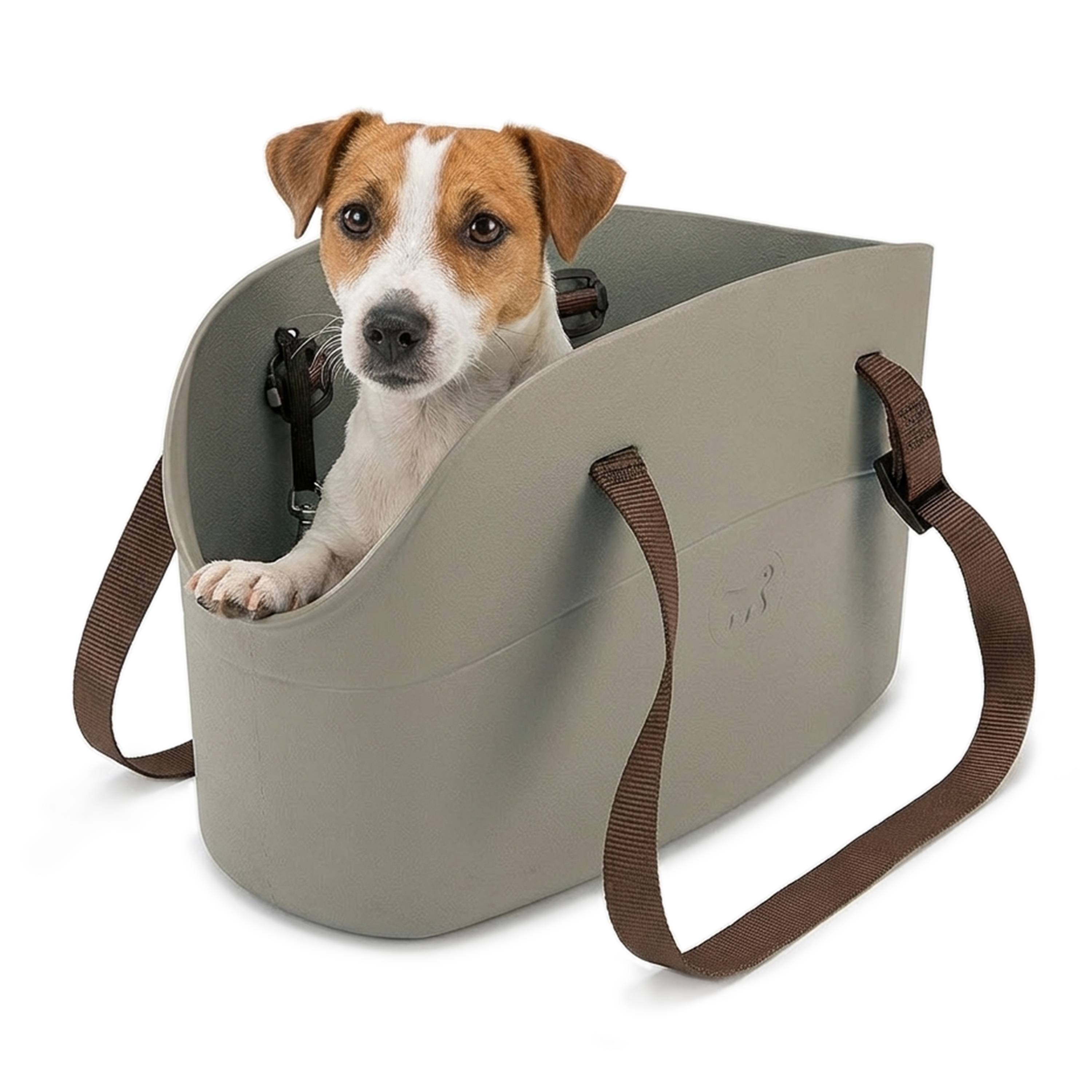 Ferplast - Ferplast Sac de transport pour chiens de petite taille WITH ME, EVA, caoutchouc souple plastifié, lavable, poignées réglables, ceinture de sécurité - Imagen 4