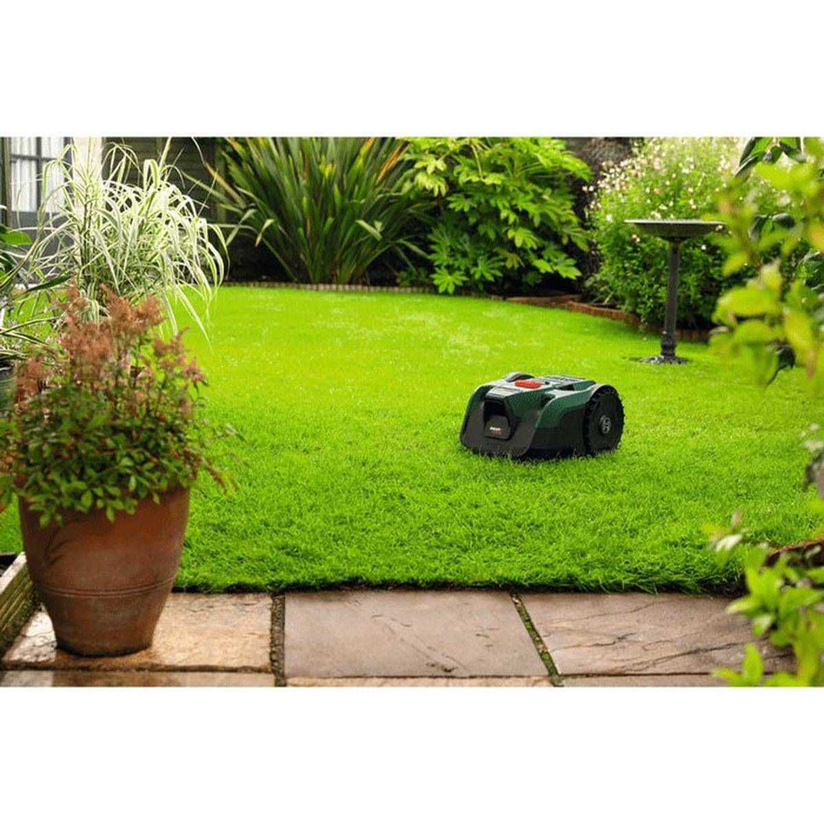 Bosch - Robot tondeuse sans fil Bosch VISIMOW18V-200, kit 18 V 5 Ah, coupe 18 cm, jusqu’à 200 m² - BOSCH - Image 2