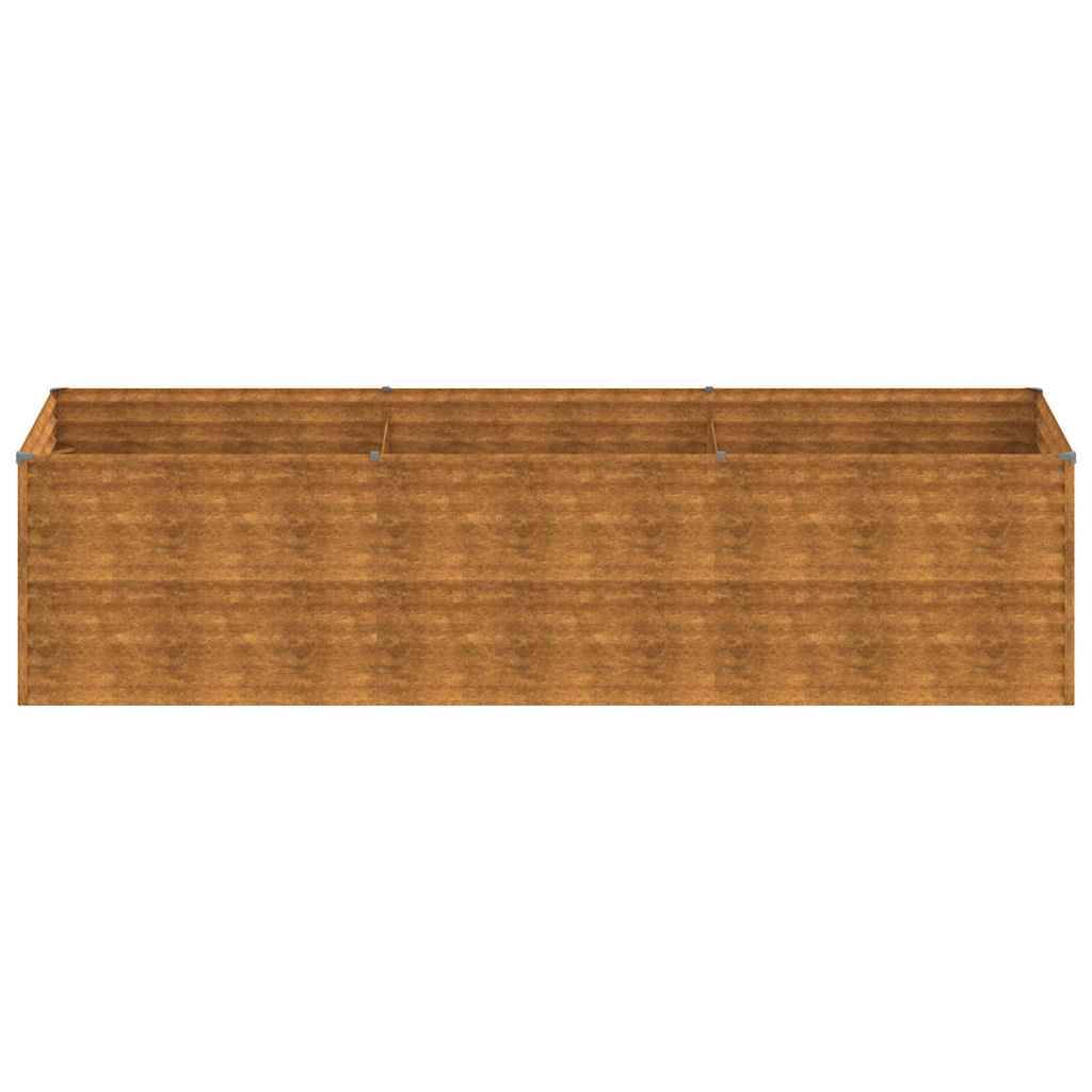 ComfortXL - Grand carré potager en acier Corten 290x100cm pour jardin potager – ComfortXL Outdoor Living - Image 4