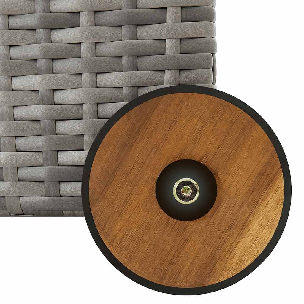 Coffre à Coussins Résine Tressée à Roulettes avec Levage à Gaz pour Jardin Gris Clair 120x65x61 cm – ComfortXL Outdoor Living - Image 8
