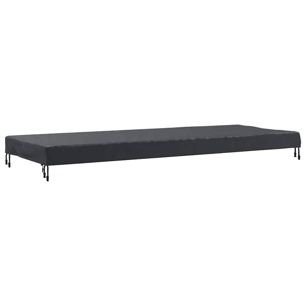 Housse pour Grande Table de Jardin Tissu Oxford 210D Étanche et Anti-Poussière Noir 242x102x15 cm – ComfortXL Outdoor Living - Image 4
