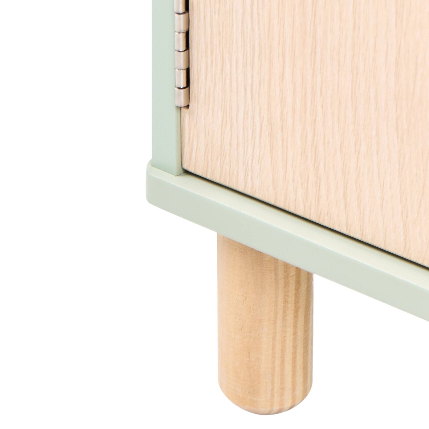 Beliani - Meuble de rangement MDF Vert clair NOBBY - 60x30x90- Beliani - Image 7