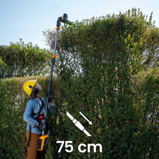 Stiga - Kit MT 500e, taille-haie et élagueur, lame 46 cm, guide-chaîne 25 cm, batterie incluse - STIGA - Image 8