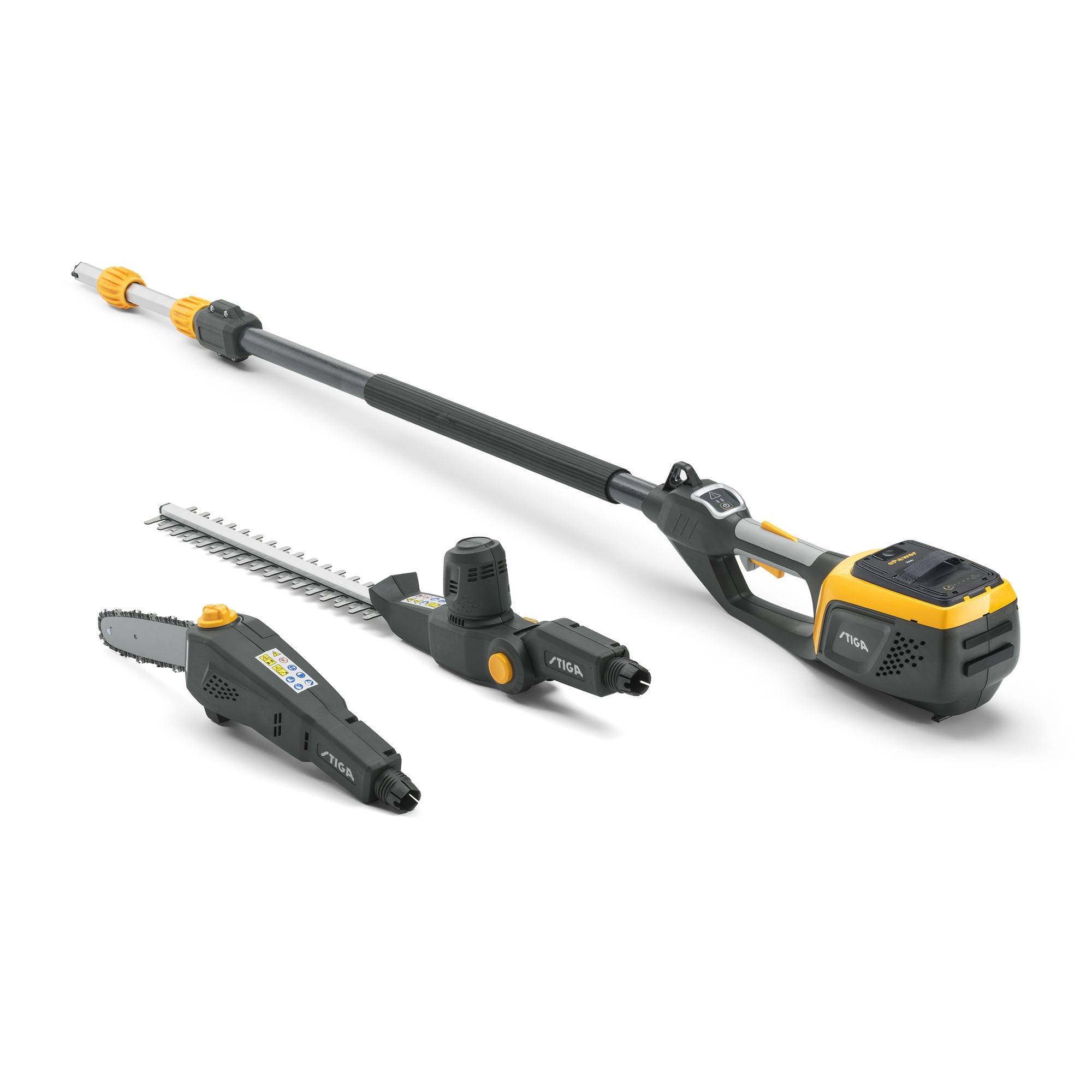 Stiga - Kit MT 500e, taille-haie et élagueur, lame 46 cm, guide-chaîne 25 cm, batterie incluse - STIGA - Image 1