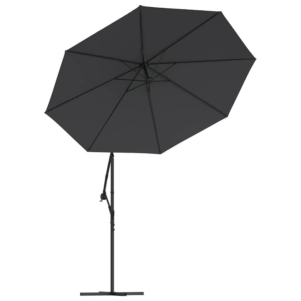 Vidaxl - Toile de Rechange pour Parasol Noir 300 cm vidaXL 313807 - Image 4