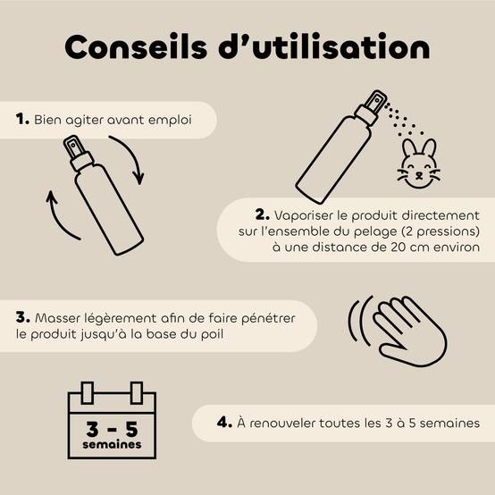 Biovetol - Lotion Anti-Insectes pour l'animal Bio rongeurs - 125ml - Image 2