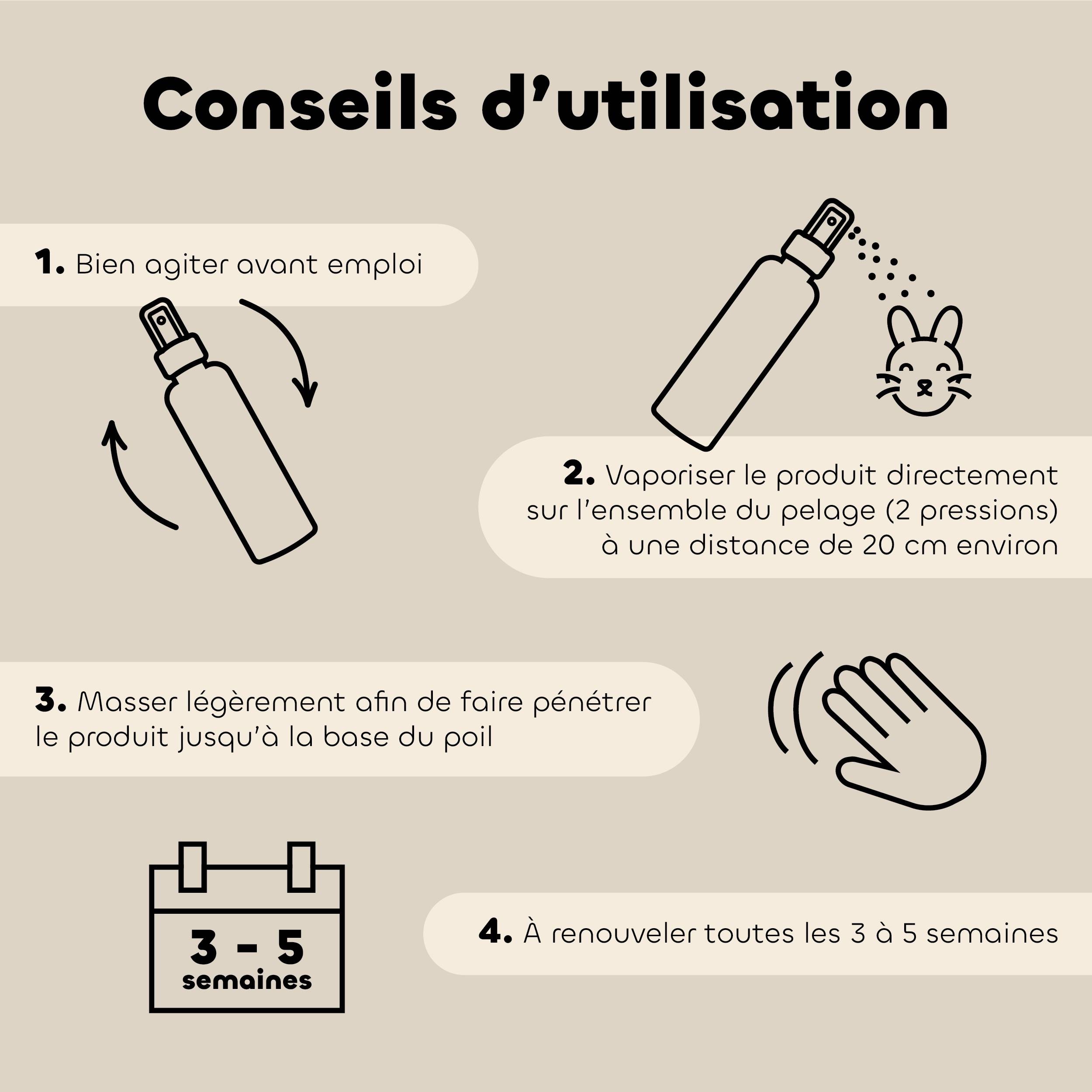 Biovetol - Lotion Anti-Insectes pour l'animal Bio rongeurs - 125ml - Image 2