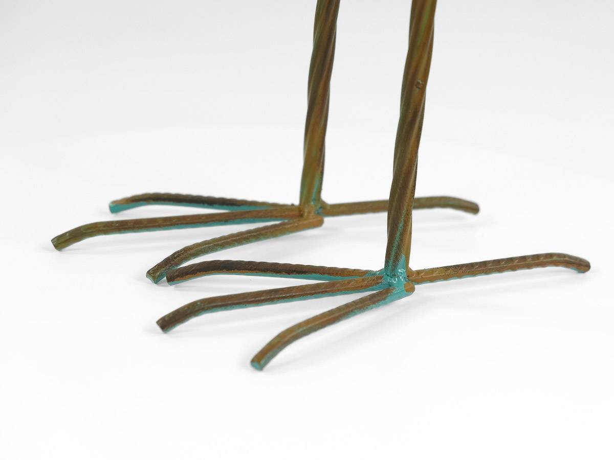 Nortène - Héron décoratif en métal pour jardin Nortene - Imagen 3