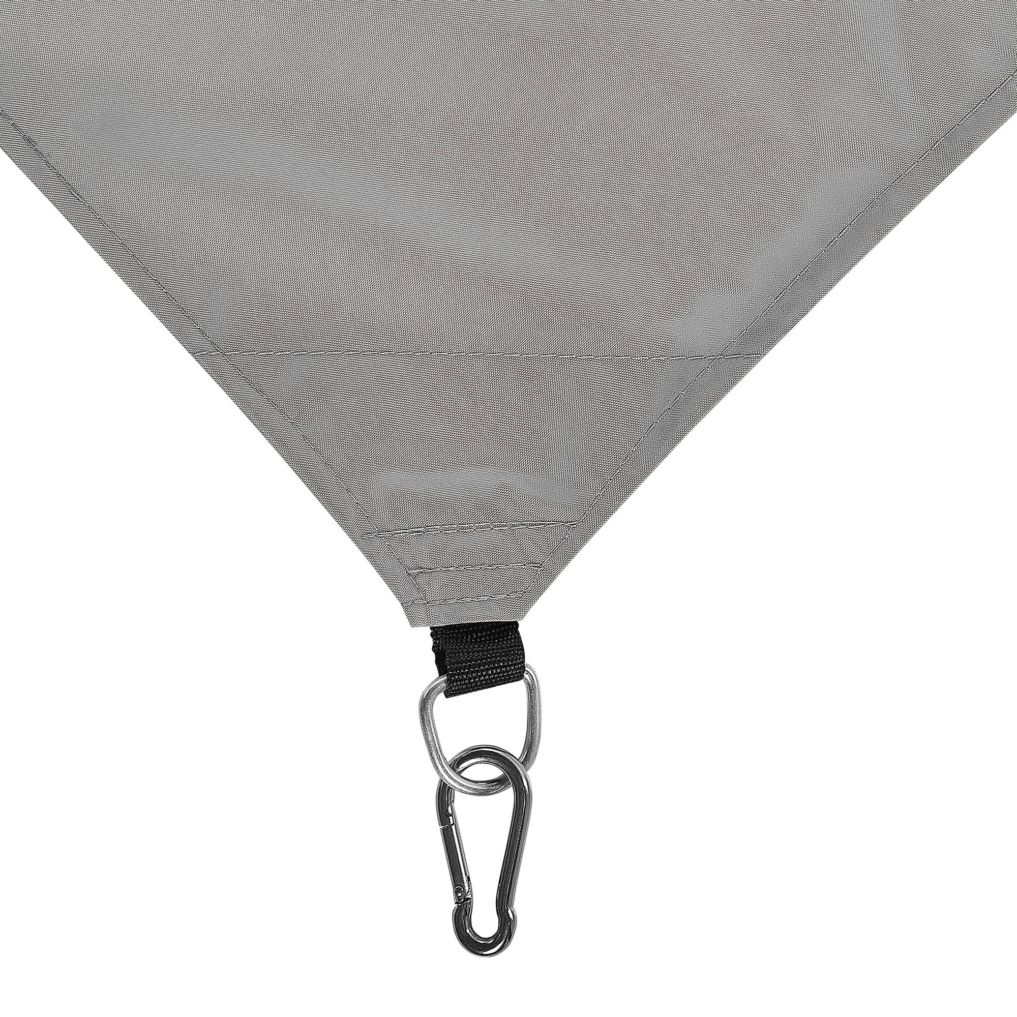 Beliani - Voile d'ombrage Tissu Gris LUKKA - Beliani - Imagen 4