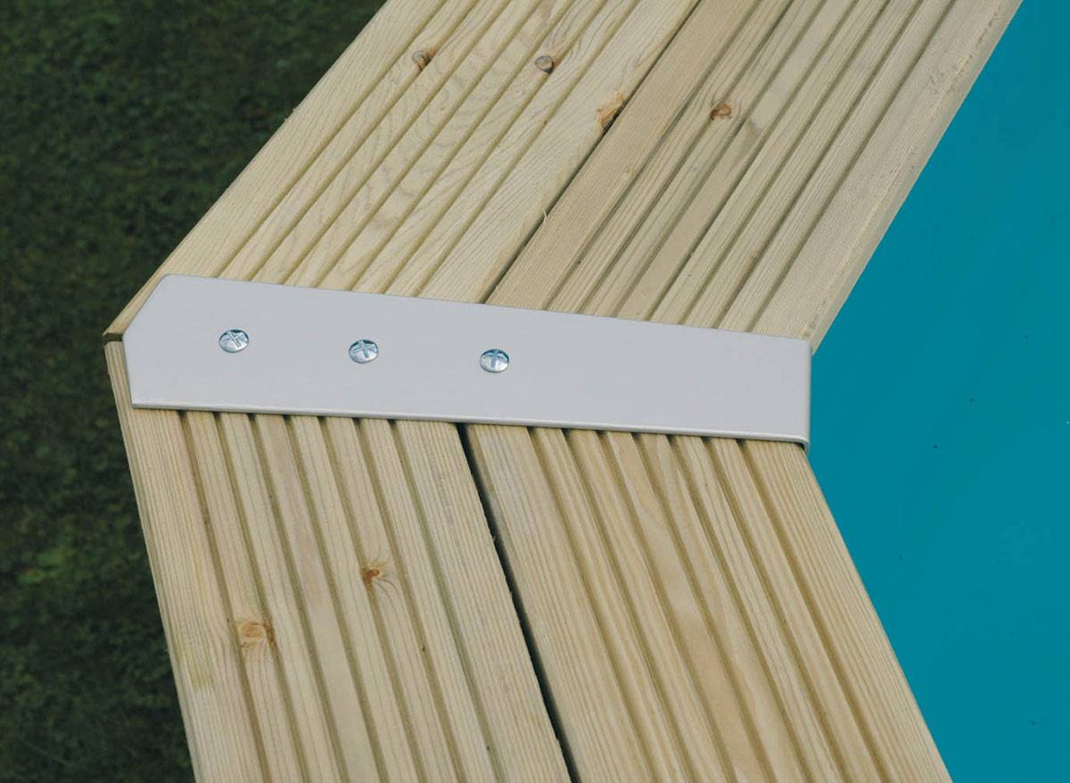 Ubbink - Piscine bois Océa 6,10 x 4,00 x 1,30 m - Liner beige - Ubbink - Imagen 8