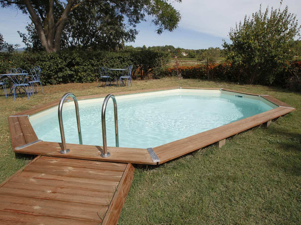 Ubbink - Piscine bois Océa 6,10 x 4,00 x 1,30 m - Liner beige - Ubbink - Imagen 4