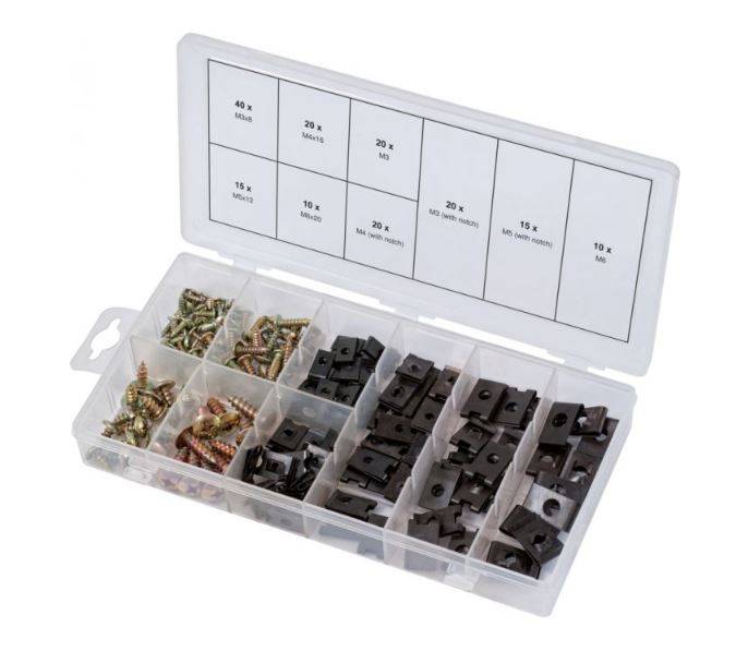 Assortiment de vis et d'écrous cage KS TOOLS - 170 pièces - 970.0530 - Imagen 2