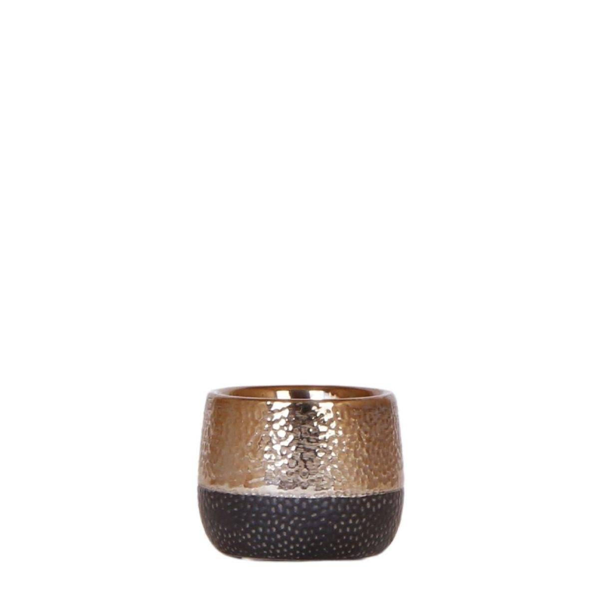 Pot Elite en cuivre brillant - céramique luxueuse- La Green Touch - Image 1