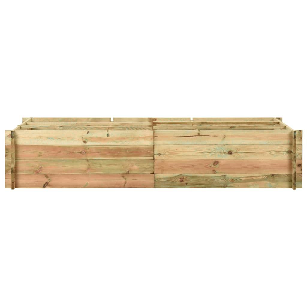 Vidaxl - Jardinière pour légumes Bois de pin imprégné 197x100x40 cm vidaXL 43345 - Imagen 2