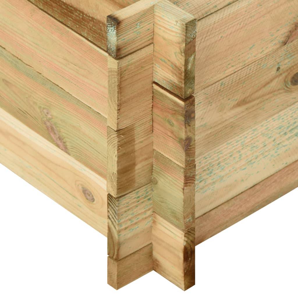 Vidaxl - Jardinière pour légumes Bois de pin imprégné 197x100x40 cm vidaXL 43345 - Imagen 5