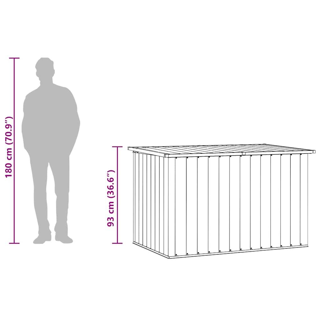 Boîte de Rangement Géante en Acier Galvanisé Robuste pour Jardin Anthracite 149x99x93 cm – ComfortXL Outdoor Living - Image 6