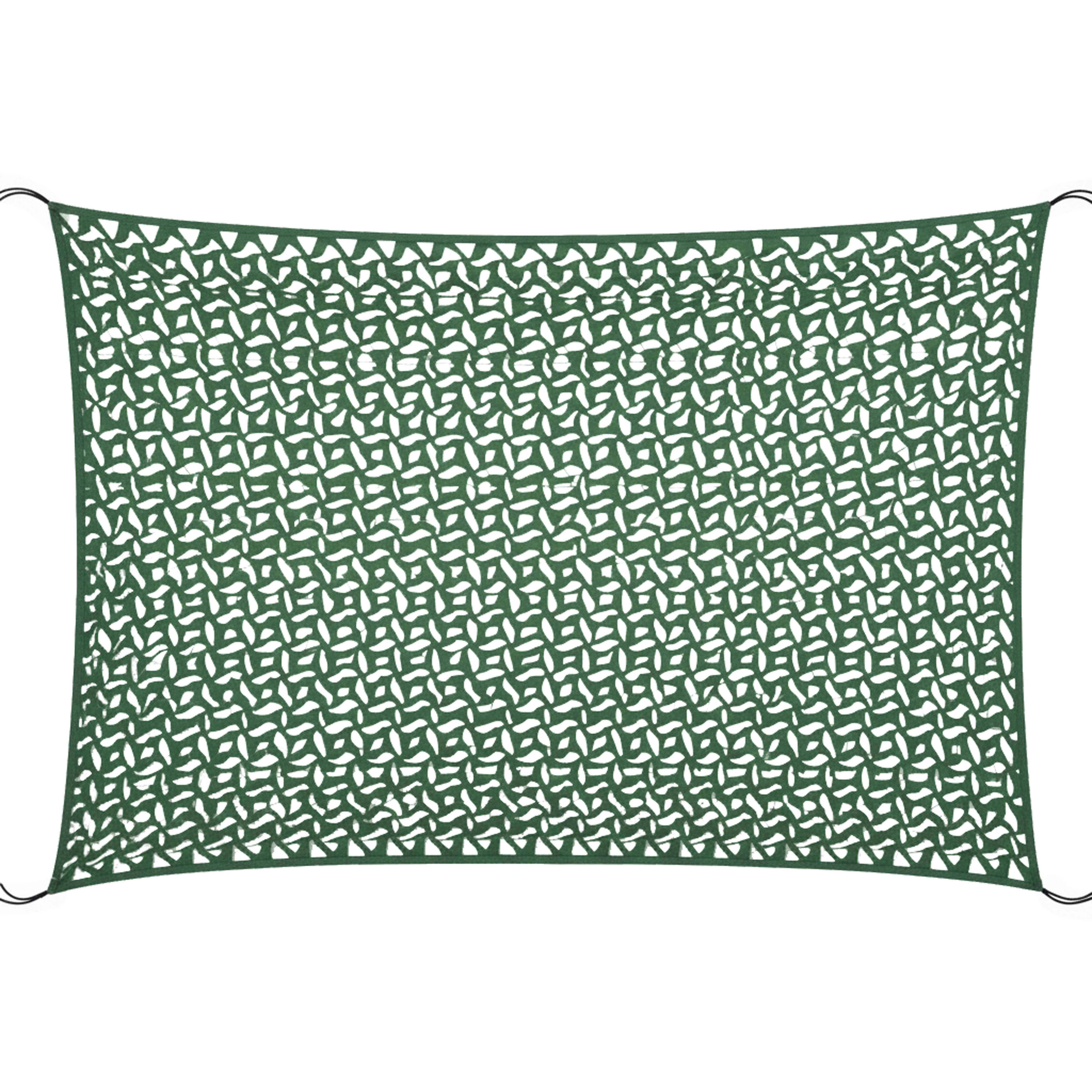Oviala - Voile d'ombrage réversible "Camouflage" 3 x 4m vert Arcy - Oviala - Imagen 1