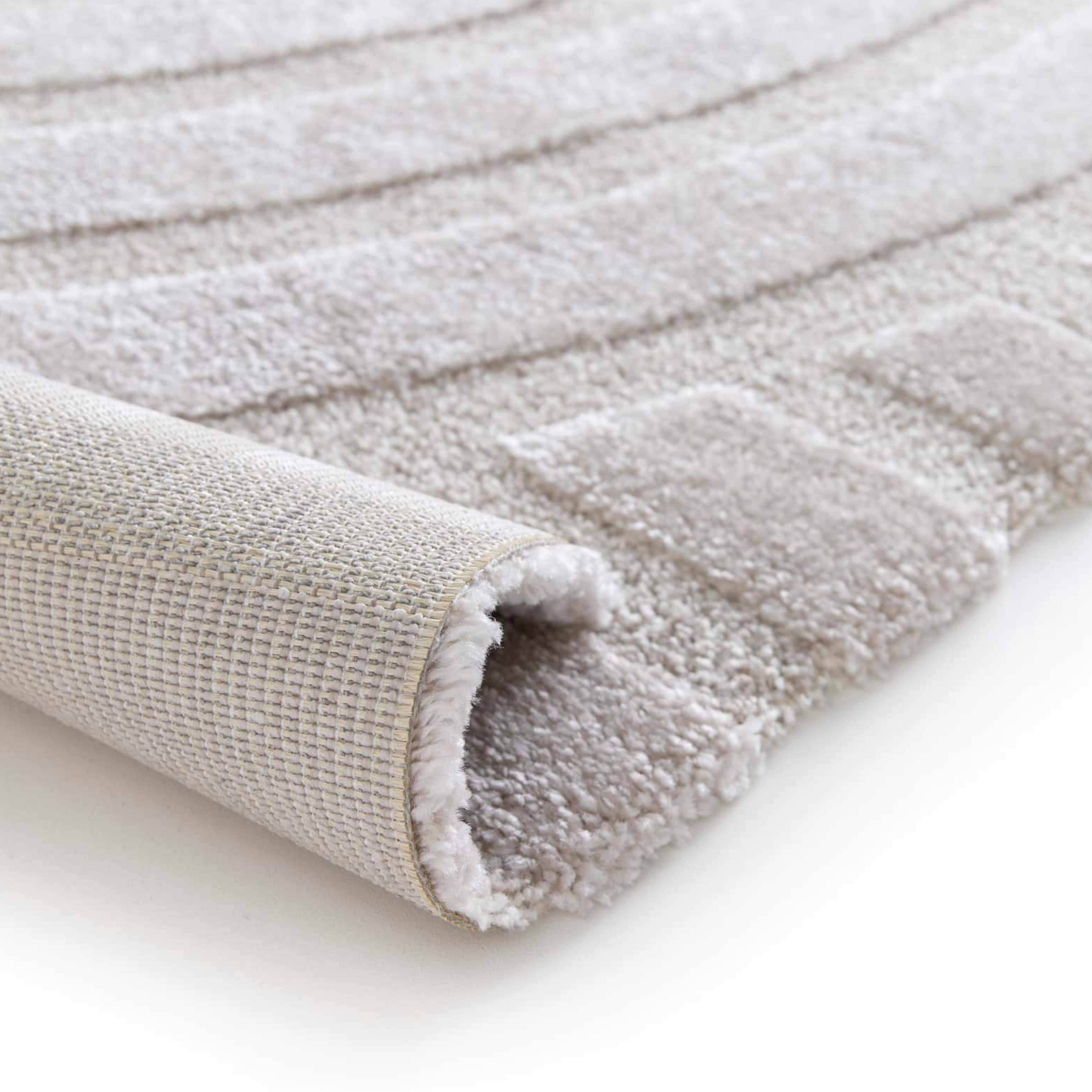 Oviala - Tapis rectangulaire à poils ras motif contemporain beige 120 x 170 cm Arche - Oviala - Imagen 6