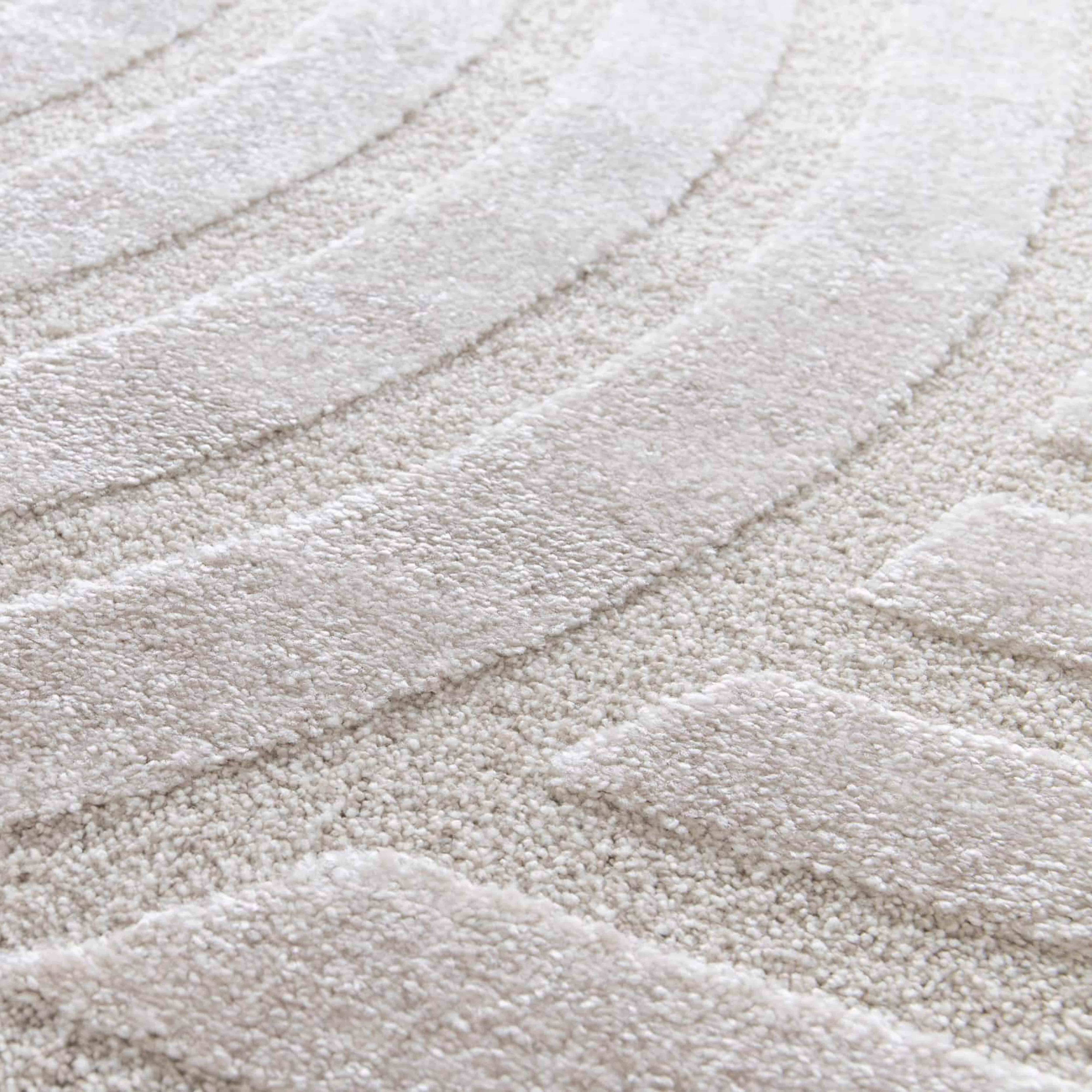 Oviala - Tapis rectangulaire à poils ras motif contemporain beige 120 x 170 cm Arche - Oviala - Imagen 5