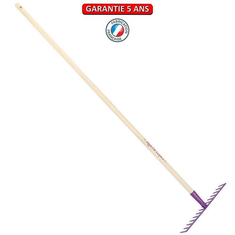 Outils Perrin - Râteau soudé 14 dents droites manche 150cm - Framboisine Outils Perrin