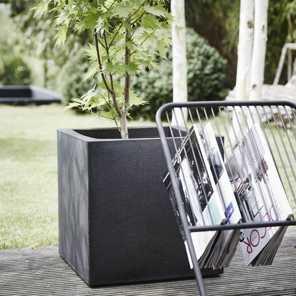 Jardinière - Bac à fleurs - Pot de fleurs Urban Smooth carré 50x50x50 cm noir KBL904 - Image 4
