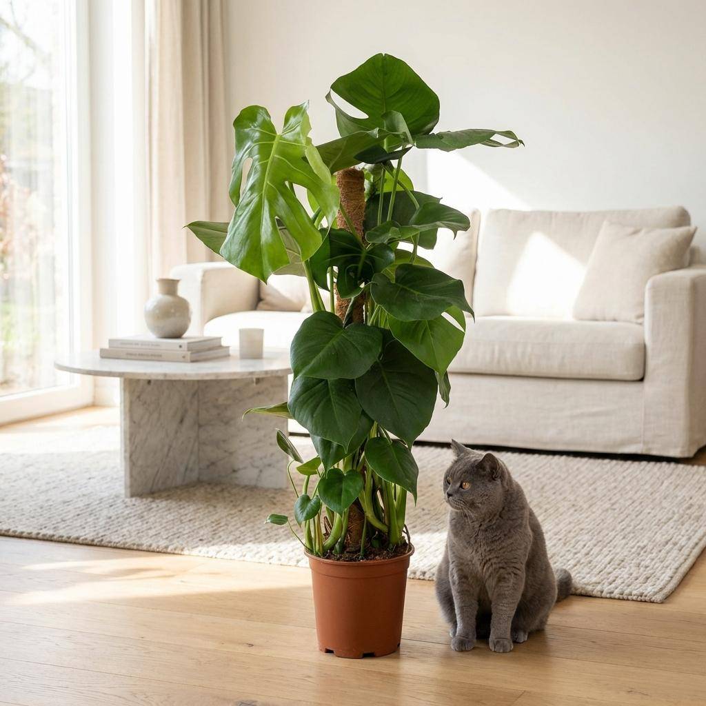 La Green Touch - Monstera Deliciosa Sur Tuteur - H90cm - Image 8