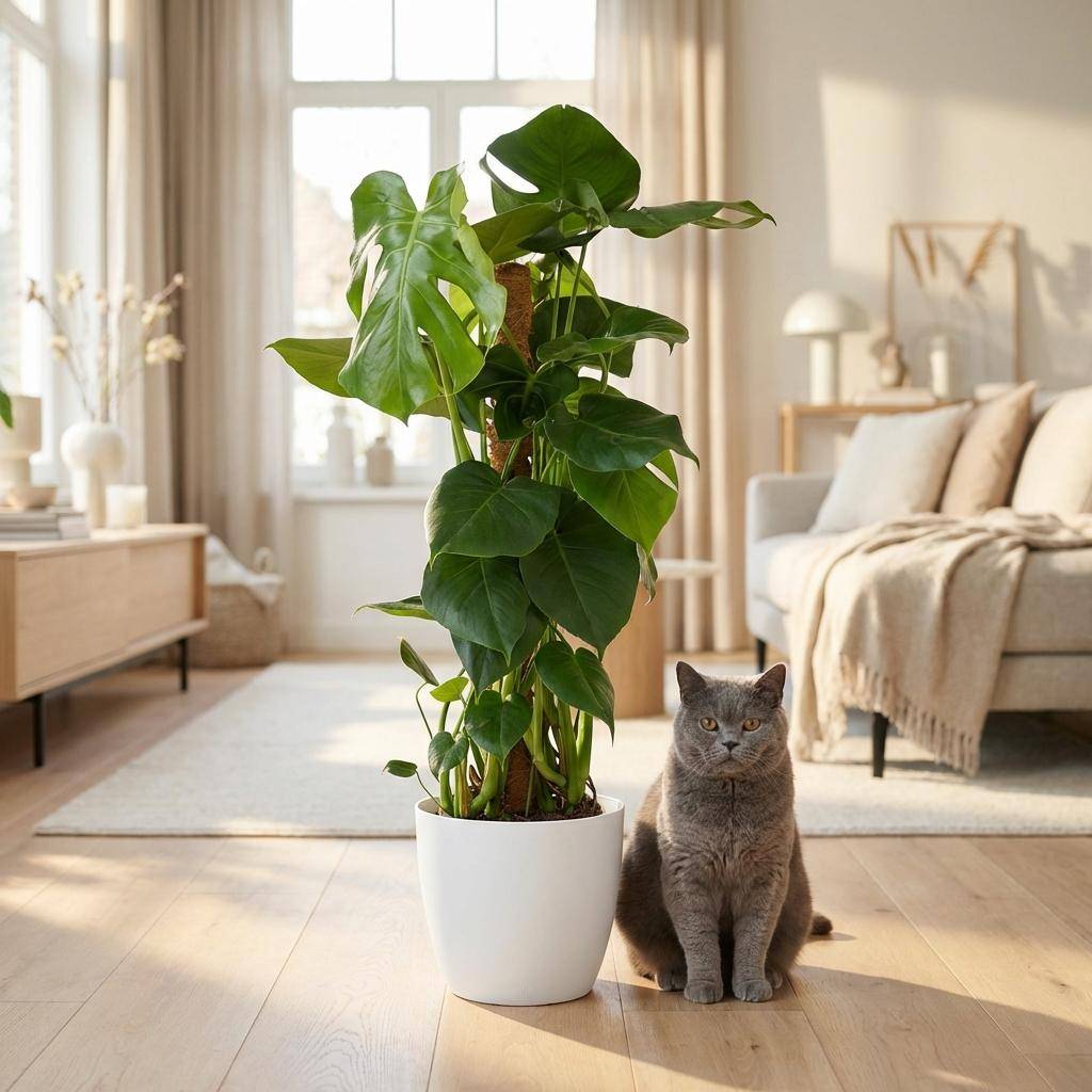 La Green Touch - Monstera Deliciosa Sur Tuteur - H90cm - Image 7