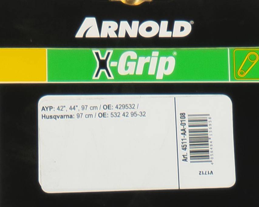 Arnold - Courroie hexagonale X-Grip de type AA 108 Arnold - Imagen 3