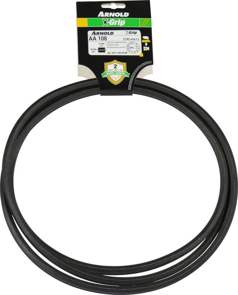Arnold - Courroie hexagonale X-Grip de type AA 108 Arnold - Imagen 1