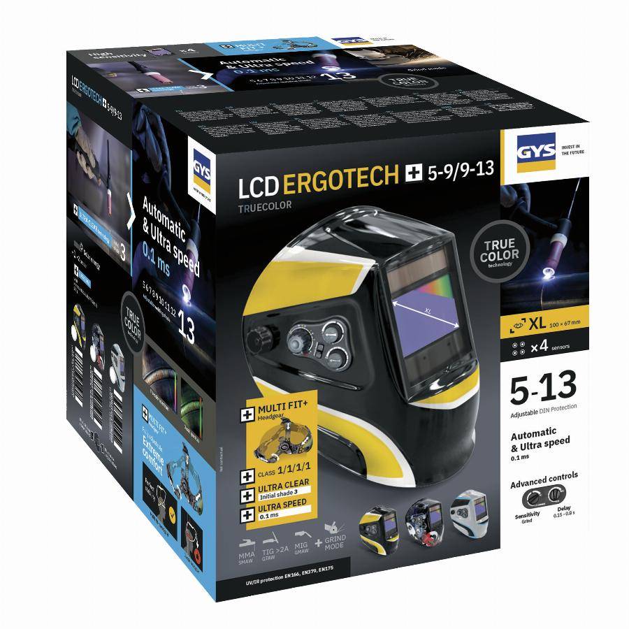 Masque LCD Ergotech+ 5/9-9/13 GYS Black True color - 068667 - Image 7